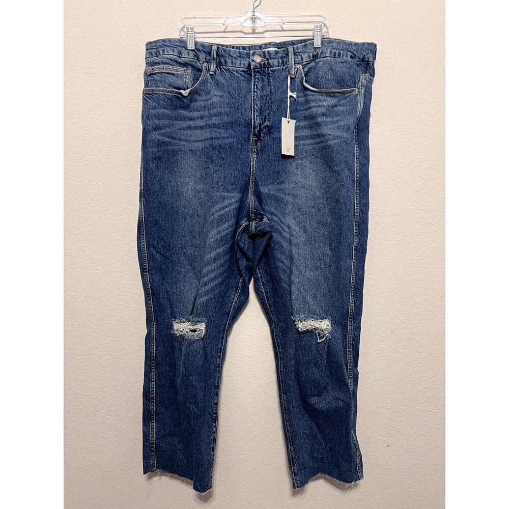 NWT Good American Good Curve Straight Jeans Size 22